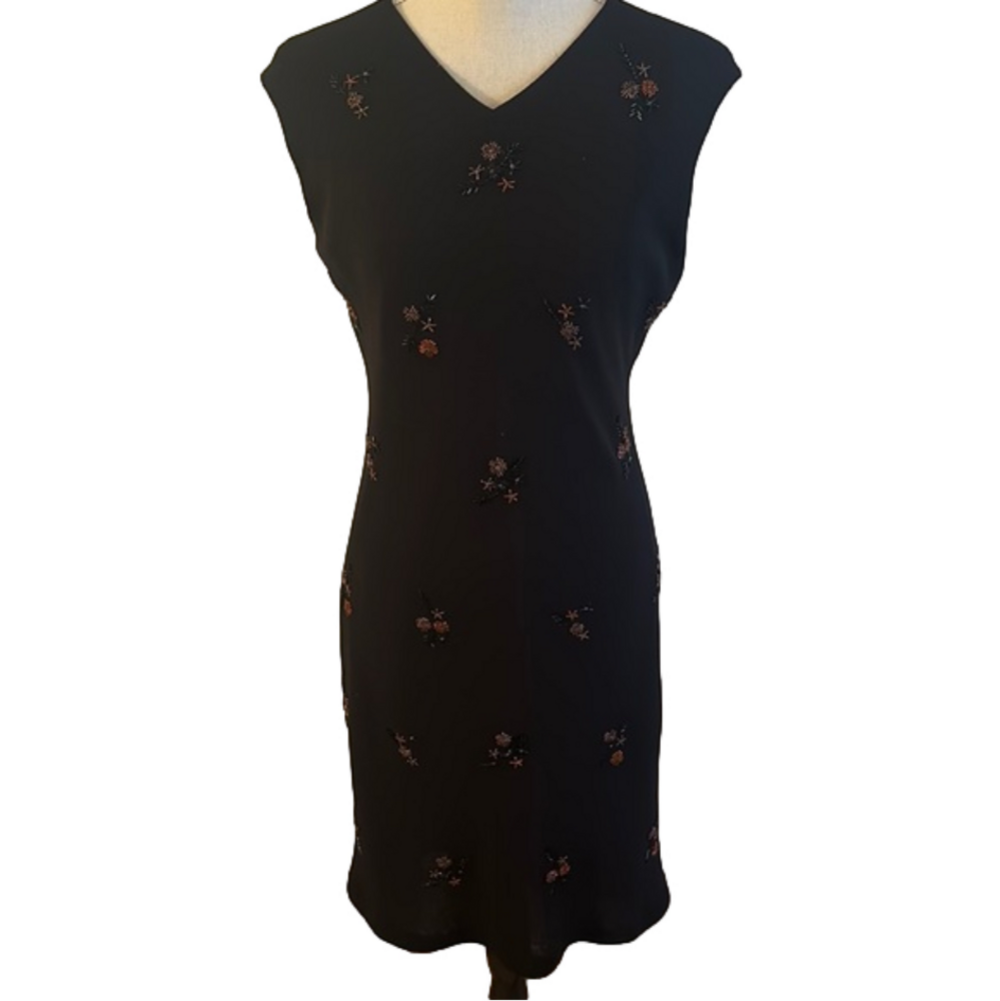 Evan Picone 90s Y2k beaded Cocktail DressSoze 6